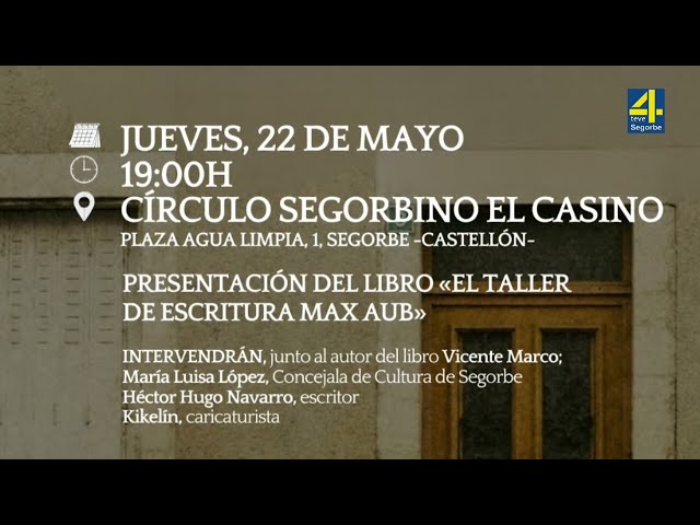 Vídeo relacionado con El taller de escritura Max Aub