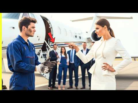 "SI ENCIENDES ESTE AVIÓN, SERÉ TUYA" SE BURLÓ LA MULTIMILLONARIA DEL JOVEN MECÁNICO, 2 HORAS DESPUÉS