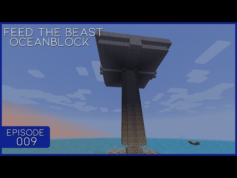 Feed The Beast Oceanblock EP9 - basic mob farm