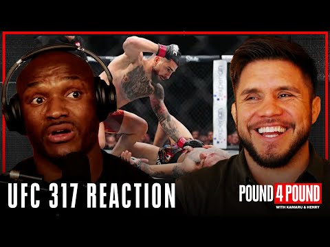 UFC 317 REACTION: Ilia Topuria KNOCKS OUT Charles Oliveira, Card of the YEAR | Pound 4 Pound Podcast