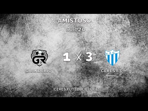 GRANDE RIO X CERES  - SUB 20 - AMISTOSO