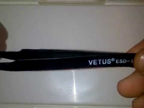 Anti Static Tweezer Set (6 Pcs) video