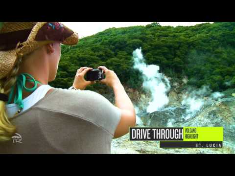 Drive Through Volcano in St. Lucia