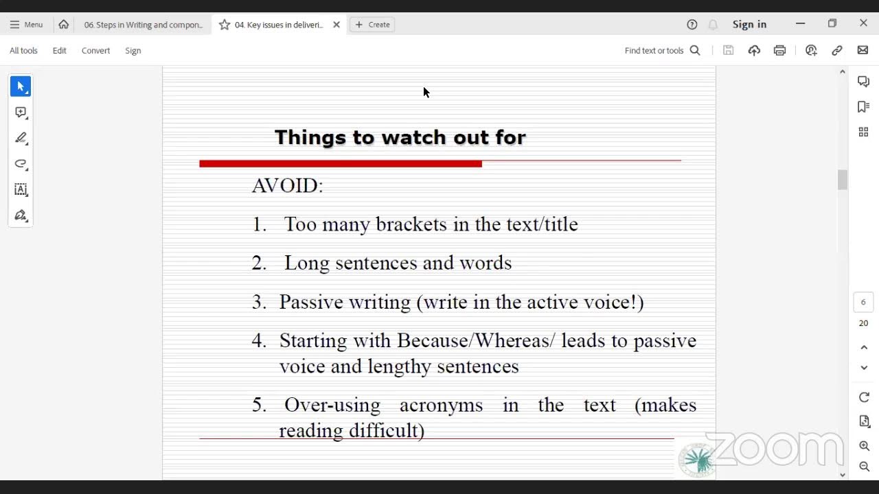 Proposal Writing Day 1