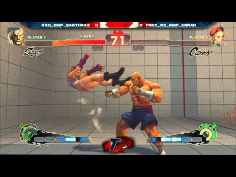 Toryuken 2 Day 2 - SSF4AE2012 Grand Finals - VXG_EMP_Santhrax vs FNEX_RG_EMP_KBrad
