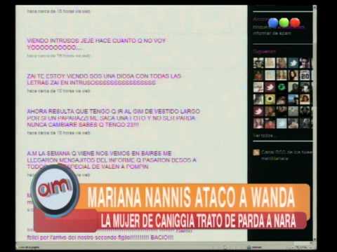 La pelea de Wanda Nara y Mariana Nannis - AM