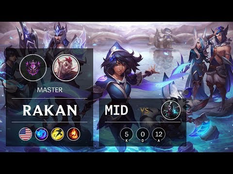 Rakan Mid vs Ekko - NA Master Patch 9.13
