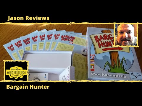 Jason’s Board Game Diagnostics of Bargain Hunter
