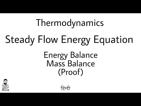 20. SFEE (Steady Flow Energy Equation) | Derivation | Complete Concept Video