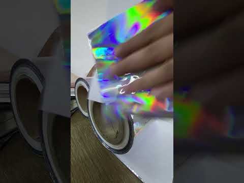 Spickglobal silver gold transparent hologram tape void on ta...