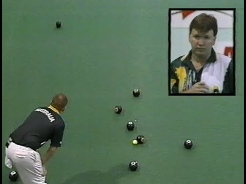 1998 Australia v England Pairs - S Glasson & M Jacobsen v J Ottaway & A Thomson