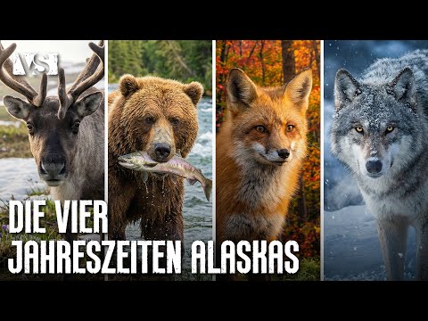 DIE VIER JAHRESZEITEN ALASKAS | Die Verwandlung des Königreichs des Nordens – Tierdokumentation