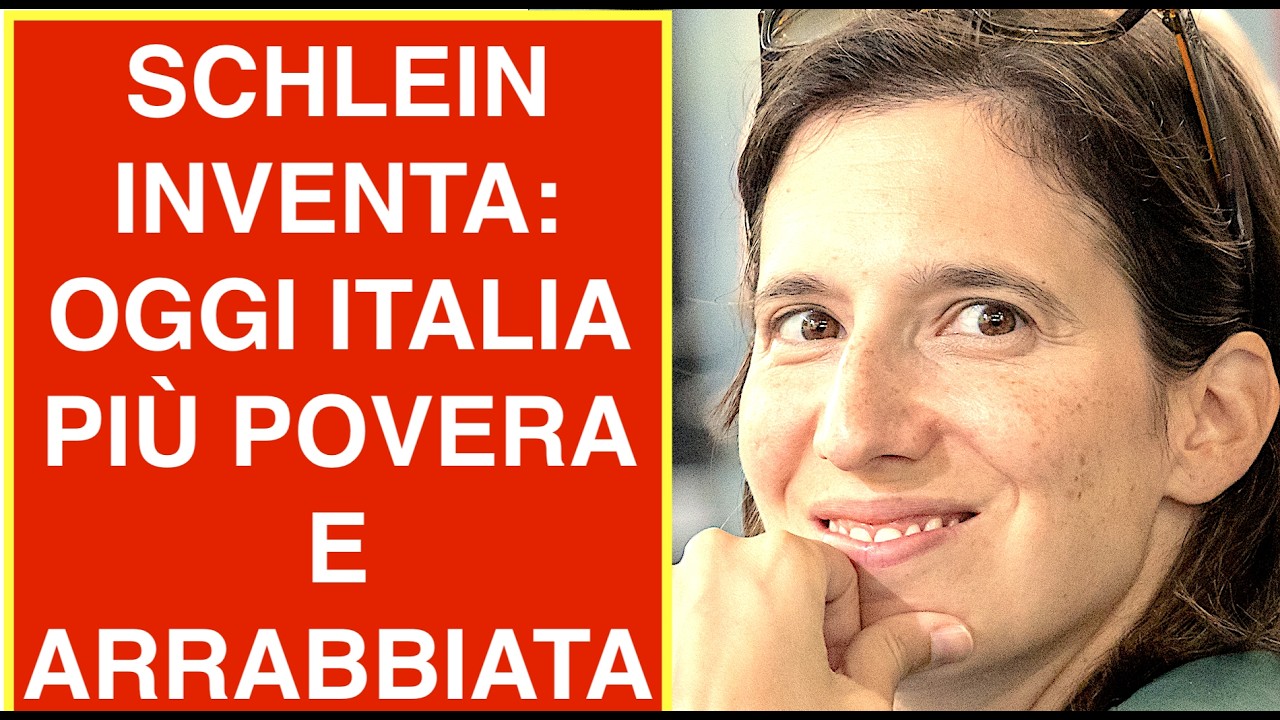 SCHLEIN INVENTA: OGGI ITALIA PIÙ POVERA E ARRABBIATA
