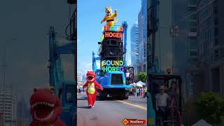 Download lagu I Love Watching Sound Horeg - Excavator Sound System Dinosaur and Tiger Mascot #soundhoreg #ai mp3