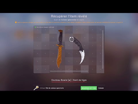 HE USED "X-RAY" TO OPEN 2 KNIVES...