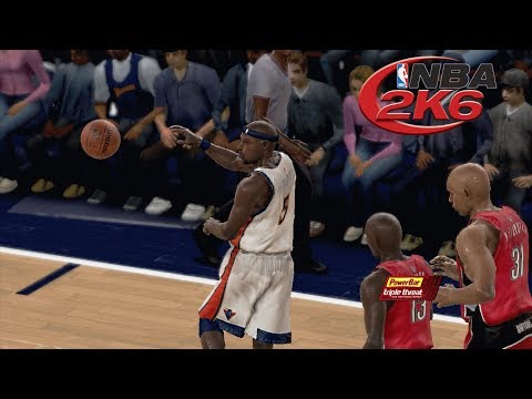 NBA 2K6 - Raptors vs Warriors - Game Highlights - This game is STILL fun to play - HD