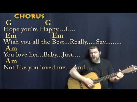 happier (Olivia Rodrigo) Guitar Cover Lesson in G with Chords/Lyrics - Munson