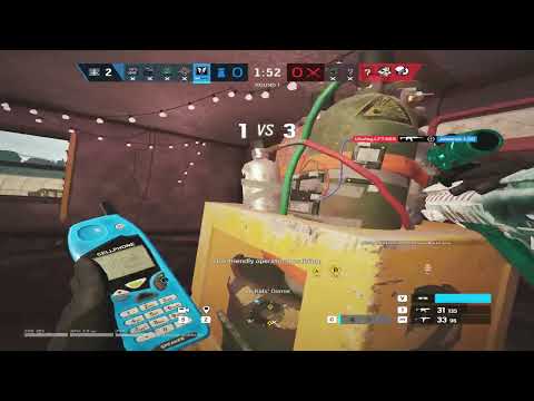 1v5 Ace clutch ! + more  eyes emoji  - Rainbow six siege
