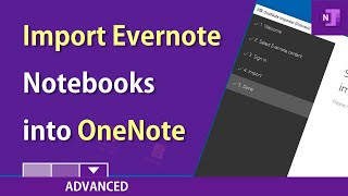 OneNote: How to Import Evernote into OneNote by Chris Menard