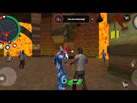 Laser Glasses Vs Zombies ⚠️ Rope Hero Vice Town - Gameplay Walkthrough