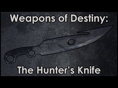 Destiny Weapons: The Hunter's Melee Knife! (Destiny Drawing Board)