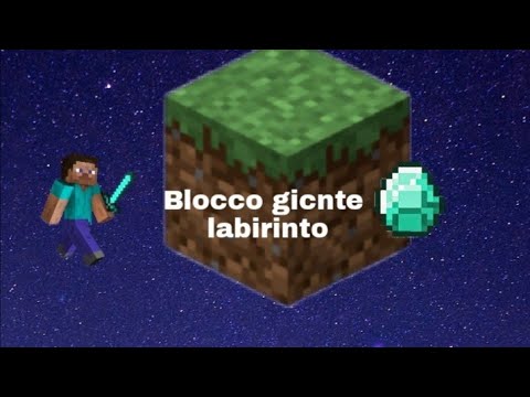 Labirinto per i diamanti dentro un blocco di terra gigante pt. 1