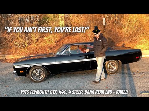 COMPLETE REVIEW - 1970 Plymouth GTX - 440 - 4 speed - Dana Rear End - B Body Mopar  #mopar #plymouth