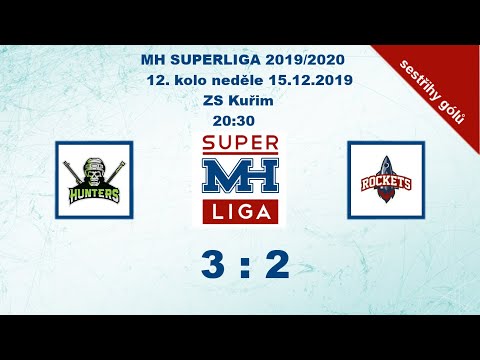 MH SUPERLIGA 12. kolo 2019/2020 Hunters vs Rockets 3:2 - sestřih gólů