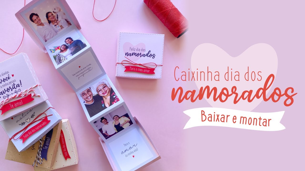 CAIXA DE FOTOS PRO DIA DOS NAMORADOS | COMO FAZER