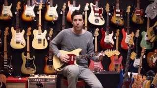 Video thumbnail for GUITARE COLLECTION presents Fender Mustang Olympic White from 1964 by Jérémie Francblu by Guitare Collection