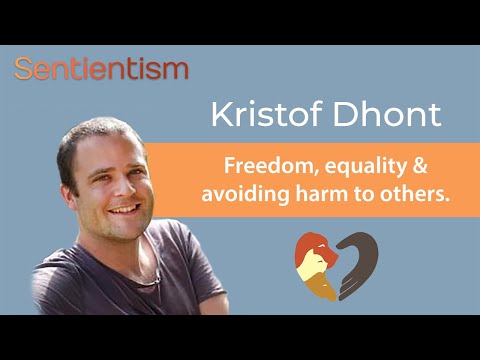 "Freedom, equality & avoiding harm to others" - Kristof Dhont - Sentientism Ep:47