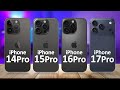 IPhone 17 Pro VS IPhone 16 Pro VS IPhone 15 Pro VS IPhone 14 Pro