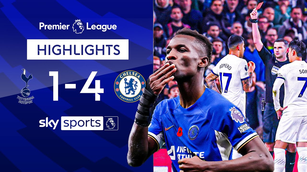 Tottenham 1-4 Chelsea - Premier League
