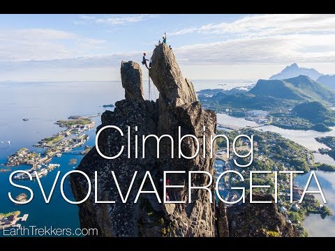 Rock Climbing Svolværgeita - Lofoten, Norway