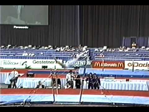 11th Team FRA Ingrid Stutz UB - 1991 World Gymnastics Championships 9.637