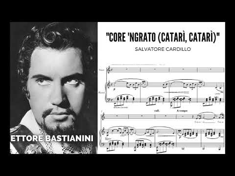 Core 'ngrato (Catarì, Catarì) - Ettore Bastianini (with baritone score!) HD 1080p
