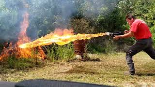 Fire Fire Fire . Testing the PulseFire UBF Flame thrower
