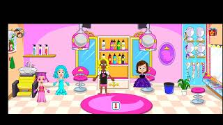 aisha ne  first time beauty contest me gayi #my town world # gaming