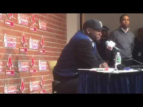 David Ortiz discusses how he got emotional talking about mom