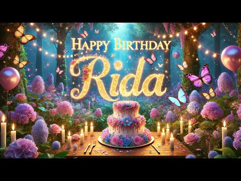 Happy Birthday RIDA 🎂 | Rida Name Birthday Song | Rida Birthday Whatsapp status