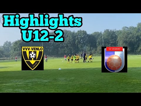 HIGHLIGHTS U12 VVV VENLO-VENRAY (12-3) 18-09-2021 #nederland  #jeugvoetbalopleiding