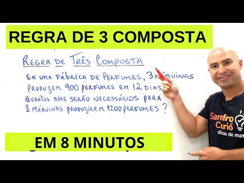 REGRA DE TRÊS COMPOSTA | RÁPIDO e FÁCIL