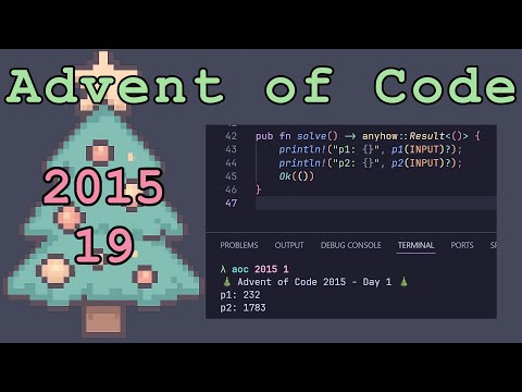 Medicine for Rudolph - Advent of Code - 2015, 19