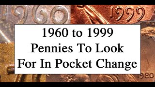 1960 To 1999 Cherry Pickers Pennies You Can Find In Change