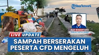 Sampah Plastik Menumpuk di Jalan Dr Salasa Namudat Fakfak, Warga Kesalkan Agenda CFD Jadi Terganggu