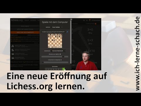 Wie lernt man eine neue Eröffnung auf Lichess.org?