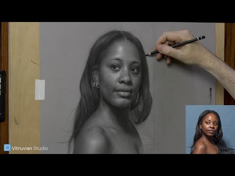 "Deandrea" – Portrait Drawing by David Jamieson