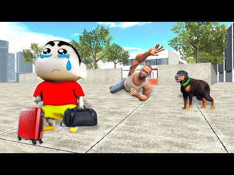 Shinchan Ghar Chhod Kar Chala Gaya in Indian Bike Driving 3D🥹