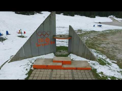 The Ski Jumping Hills from Sarajevo Winter Olympics 1984