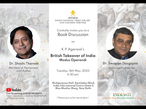Book Discussion on British Takeover of India : Modus Operandi - 16th May 2023